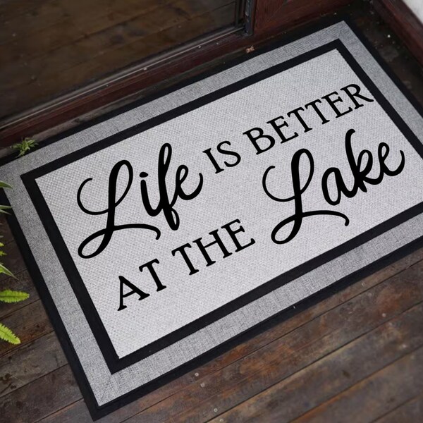 Lake House Doormat Etsy