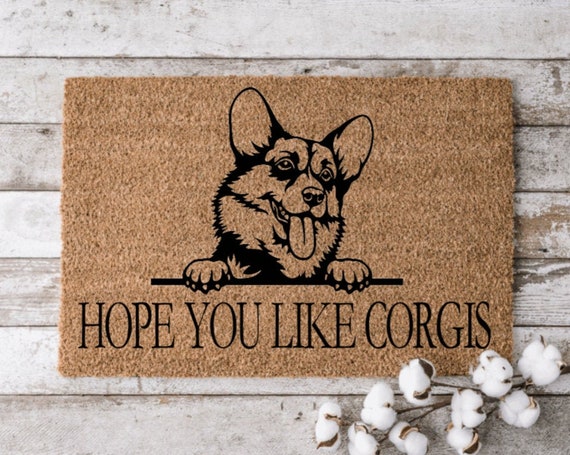 Life is Better With Dogs Doormat Dog Welcome Mat Vintage Retro Style Dog  Lover Porch Decor Paw Print Dog Owner Home Coir Door Mat 