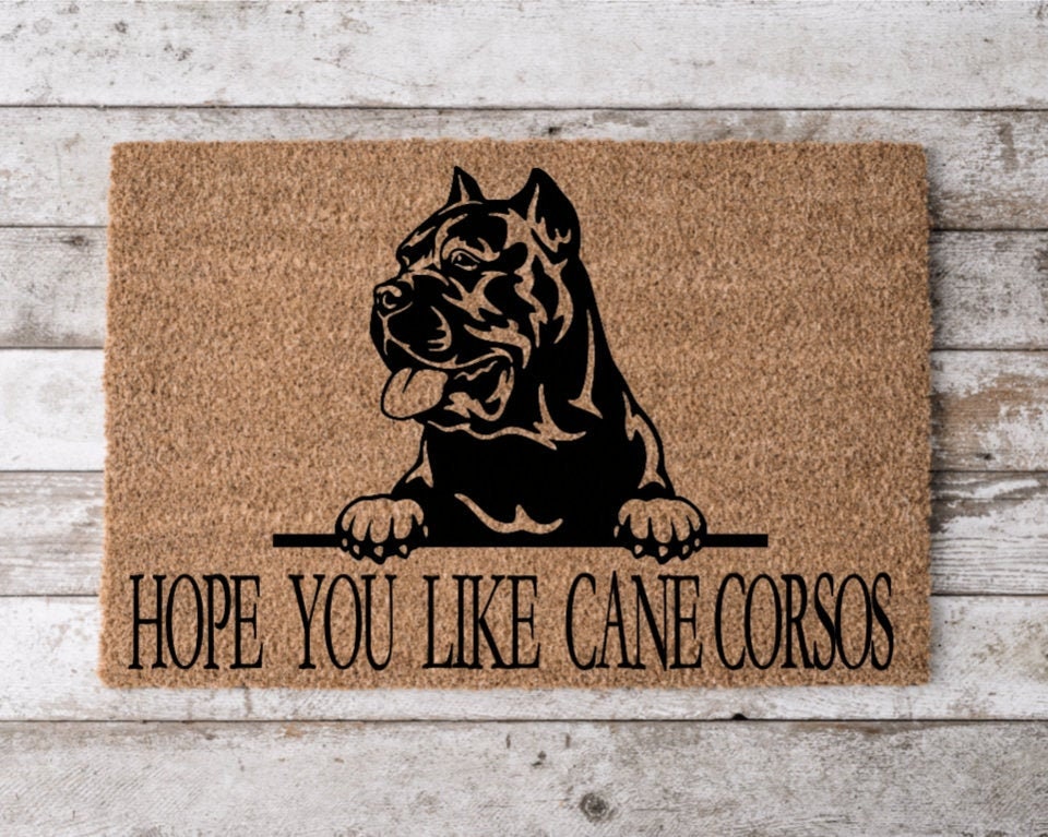 cane corso doormat