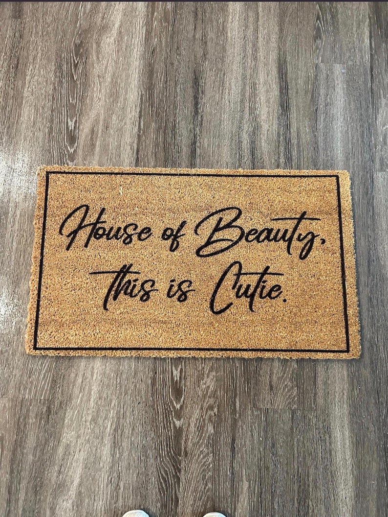 Your Custom Text| Housewarming Gift | Custom Doormat | Personalized Doormat | Closing Gift | Welcome Doormat | Front Door Mat | Monogram Rug image 20