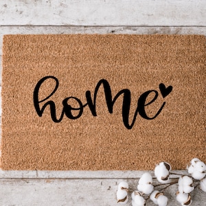 Home Doormat | Wedding Gift | Custom Doormat | Personalized Doormat | Closing Gift | Welcome Doormat | Front Door Mat | Monogram Rug