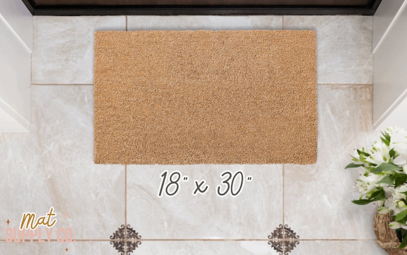 Your Custom Text| Housewarming Gift | Custom Doormat | Personalized Doormat | Closing Gift | Welcome Doormat | Front Door Mat | Monogram Rug image 9
