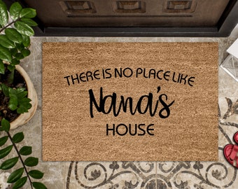 Nana's House Doormat | Personalized Welcome Mat, Housewarming Gift