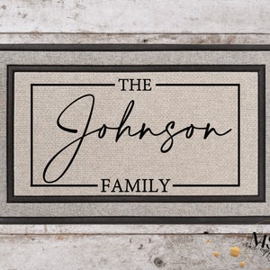 Housewarming Gift | Wedding Gift | Custom Doormat | Personalized Doormat | Closing Gift | Welcome Doormat | Front Door Mat | Monogram Rug