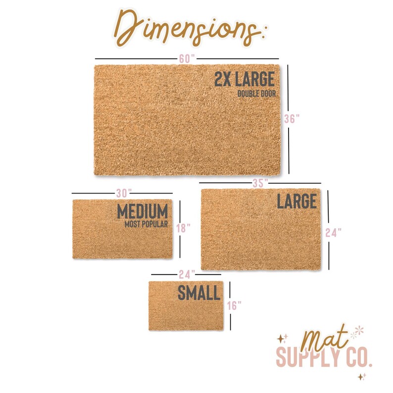 Welcome to Nana and Papa House | Custom Welcome Mat | Cheerful Gift | Personalized Doormat | Housewarming Gift | Grandma and Grandpa Gift image 7