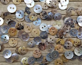 Shell buttons | Etsy