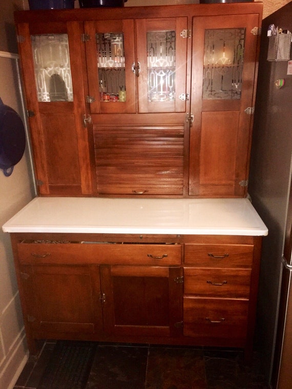Vintage Deluxe Model Hoosier Hutch kitchen pantry