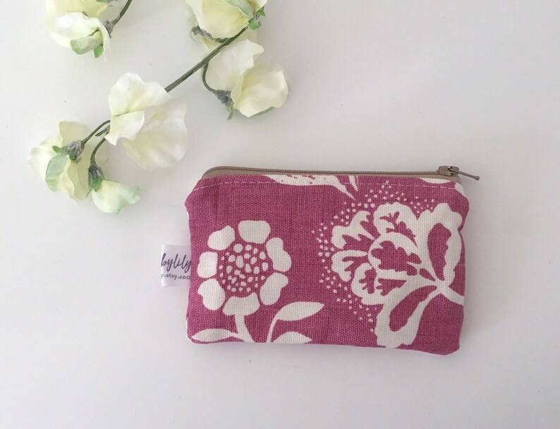 Coin Purse Money Pouch Lipstick Pouch Notions Pouch Card Pouch Minature Zipper Pouch