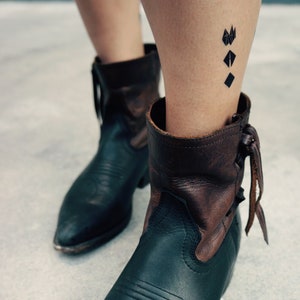 Paper Bird Crane Temporary Tattoos