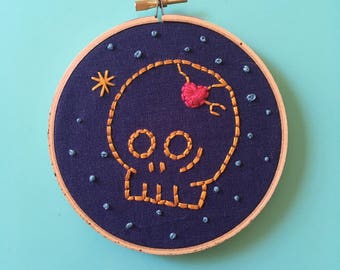 Skull PDF Embroidery Pattern