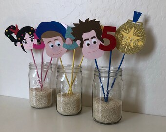 Wreck It Ralph Centerpieces
