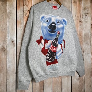 Coca cola polar bear sweatshirt best sale