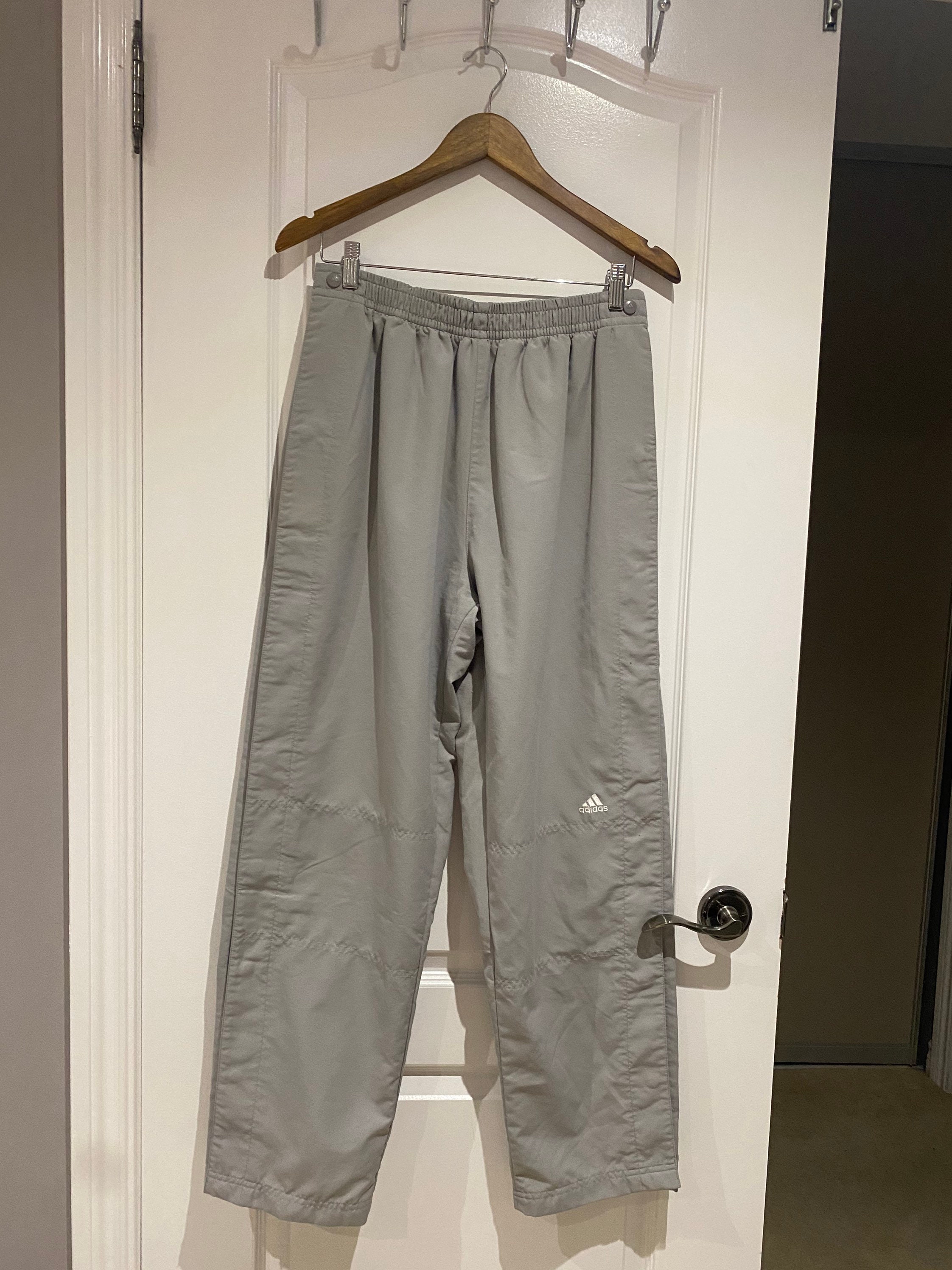 Adidas Grey Tearaway Track Pants | Etsy 