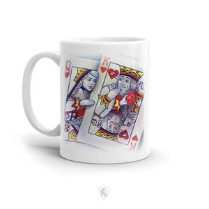 Stole My Heart - Queen Of Hearts Playing Card Theme - Coffee Mug