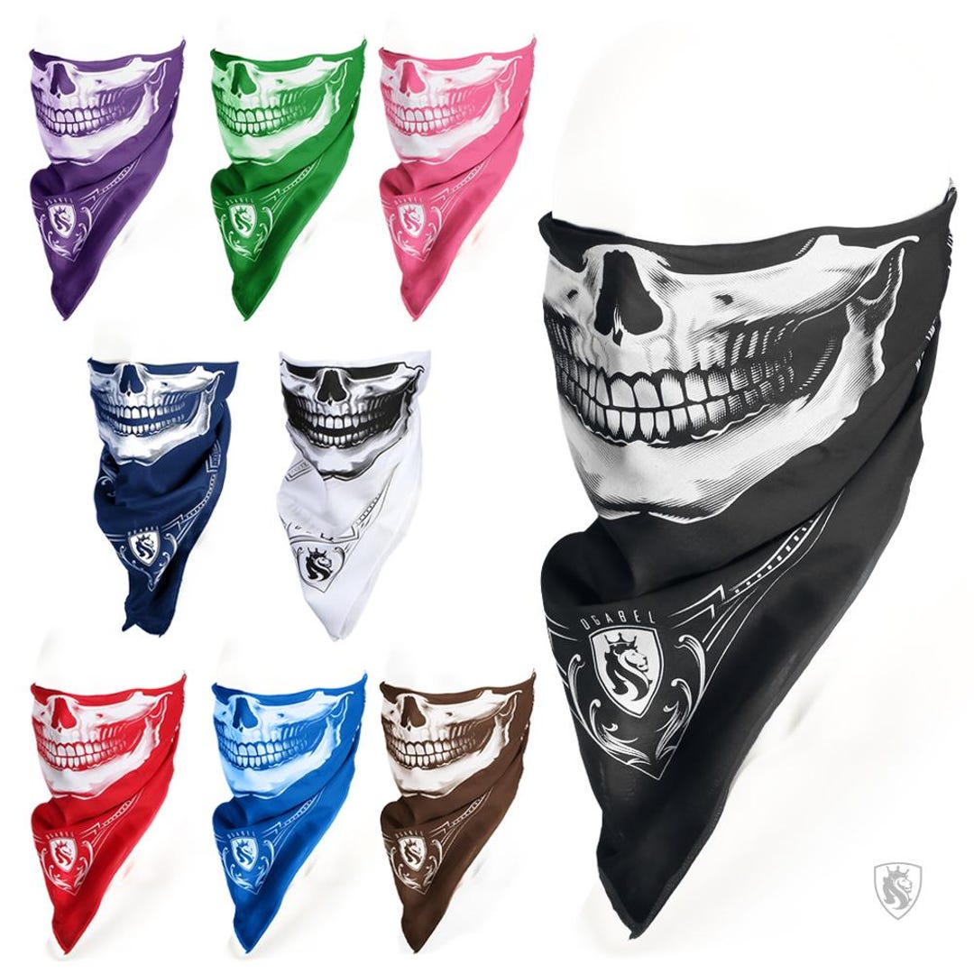 Bandit Skull Bandana - Etsy