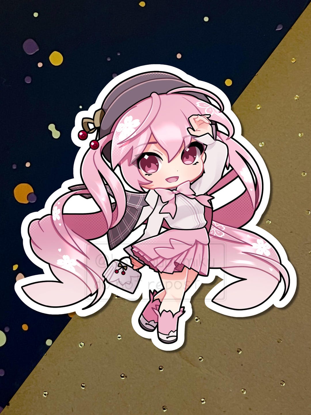 Sakura Miku (hanami Outfit) Vinyl Sticker - Etsy