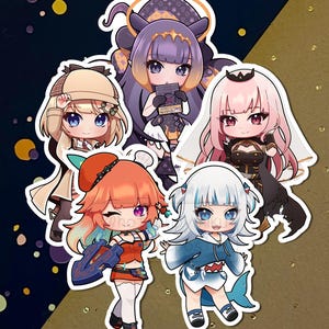 Hololive English Myth Vinyl Stickers