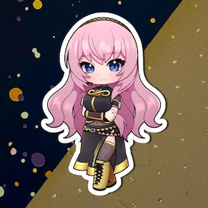 Sticker et breloque Megurine Luka