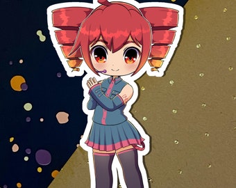 Kasane Teto Vinyl Sticker