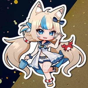 Sameko Saba Vinyl Sticker and Charm (Preorder)