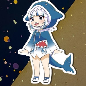 Gawr Gura Vinyl Sticker