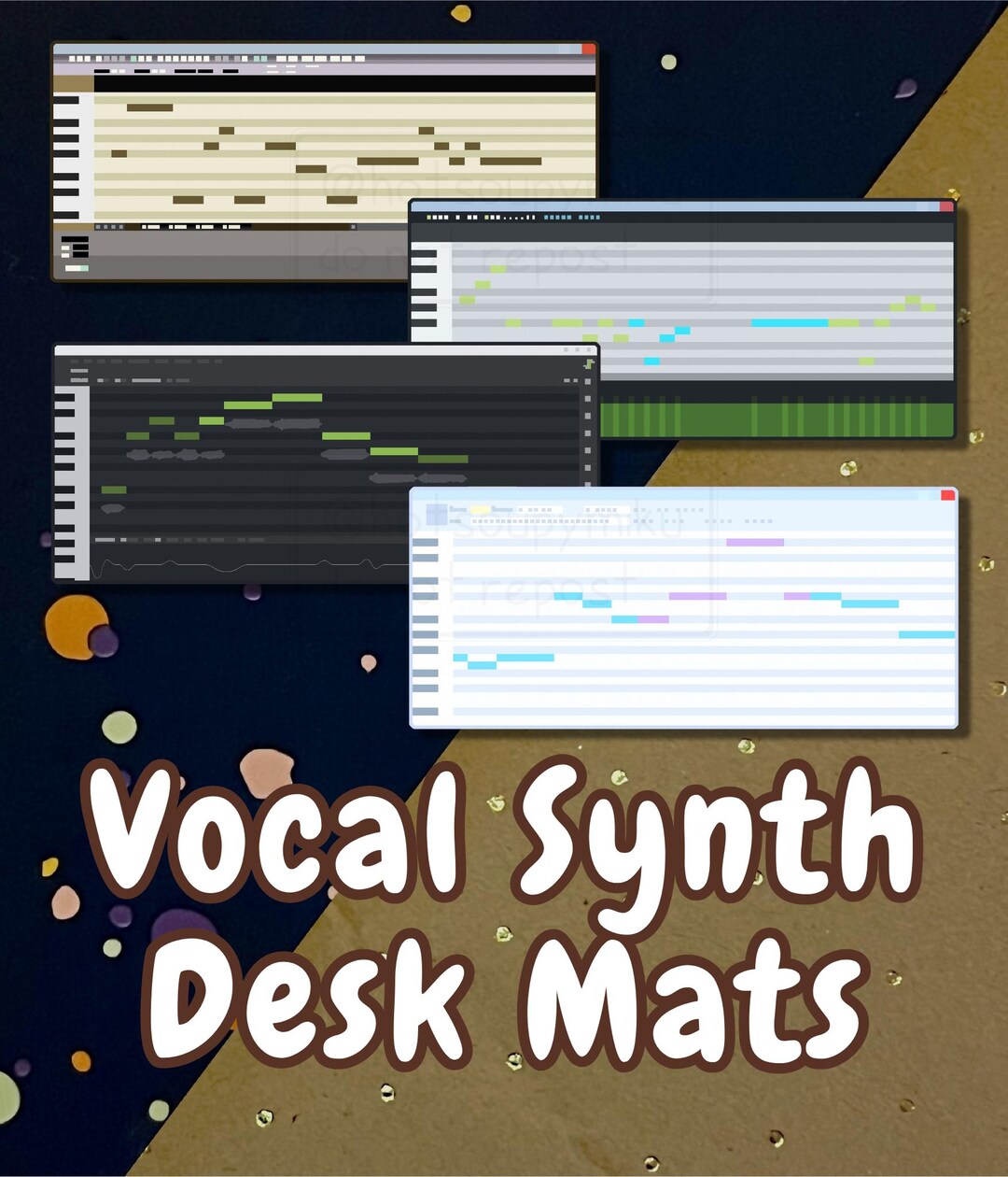 Vocal Synth Editor Desk Mats - Etsy