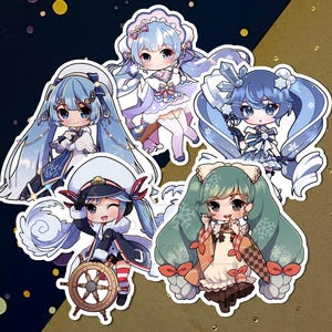 Snow Miku Vinyl Stickers
