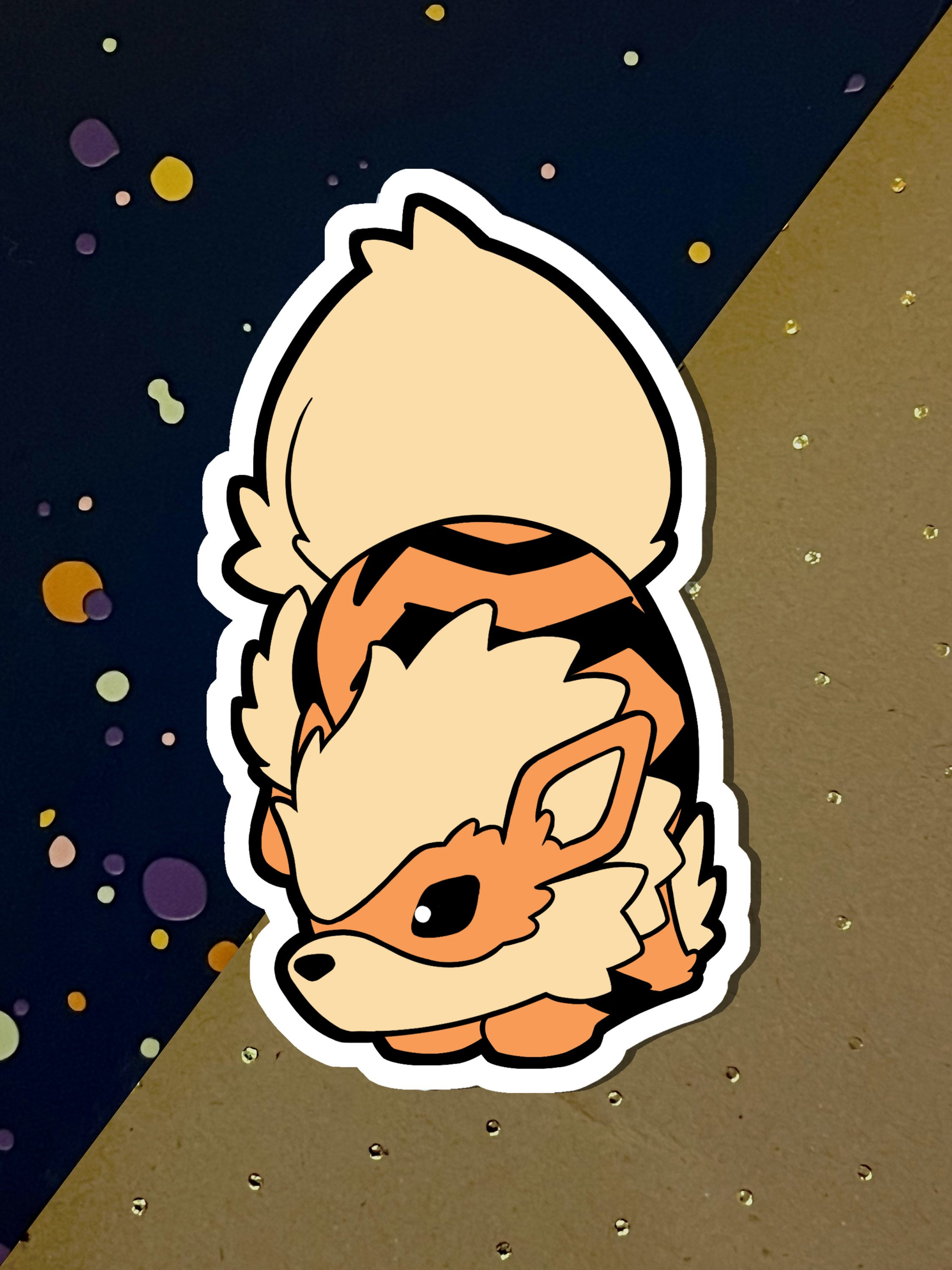 Pokémon Arcanine Vinyl Sticker - Etsy