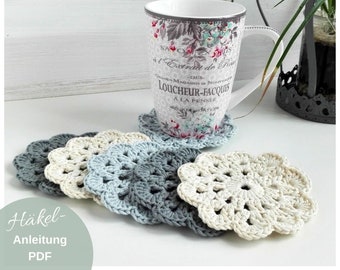 Crochet pattern coasters