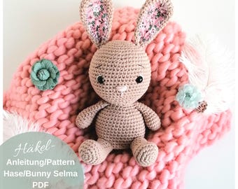 Crochet pattern bunny Selma | Crochet pattern bunny | PDF | German | English - Amigurumi
