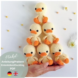 Crochet pattern duckling | crochet pattern duckling | PDF | German | English - Amigurumi