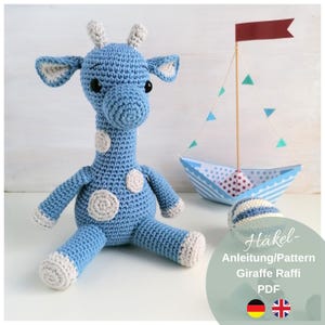 Crochet pattern Giraffe Raffi | Crochet pattern giraffe | PDF | German | English - Amigurumi
