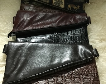 Small Foldover Clutch (Diagonal)