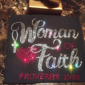 Rhinestud Tea-Shirt (Faith Based)