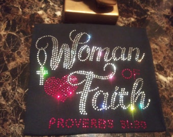 Rhinestud Tea-Shirt (Faith Based)