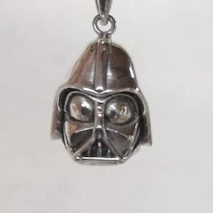 Star Wars Helmet Darth Vader Universal Pendant Bracelet Bangle Keychain Sterling Silver Necklace Cord Silver Sun Style Jewelry Handmade Bali