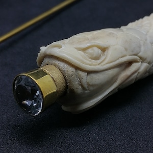 Caneta esferográfica python bocal multi sistema antler latão zircão madeira inclui estojo de couro prata estilo sol design de joias feito à mão de bali
