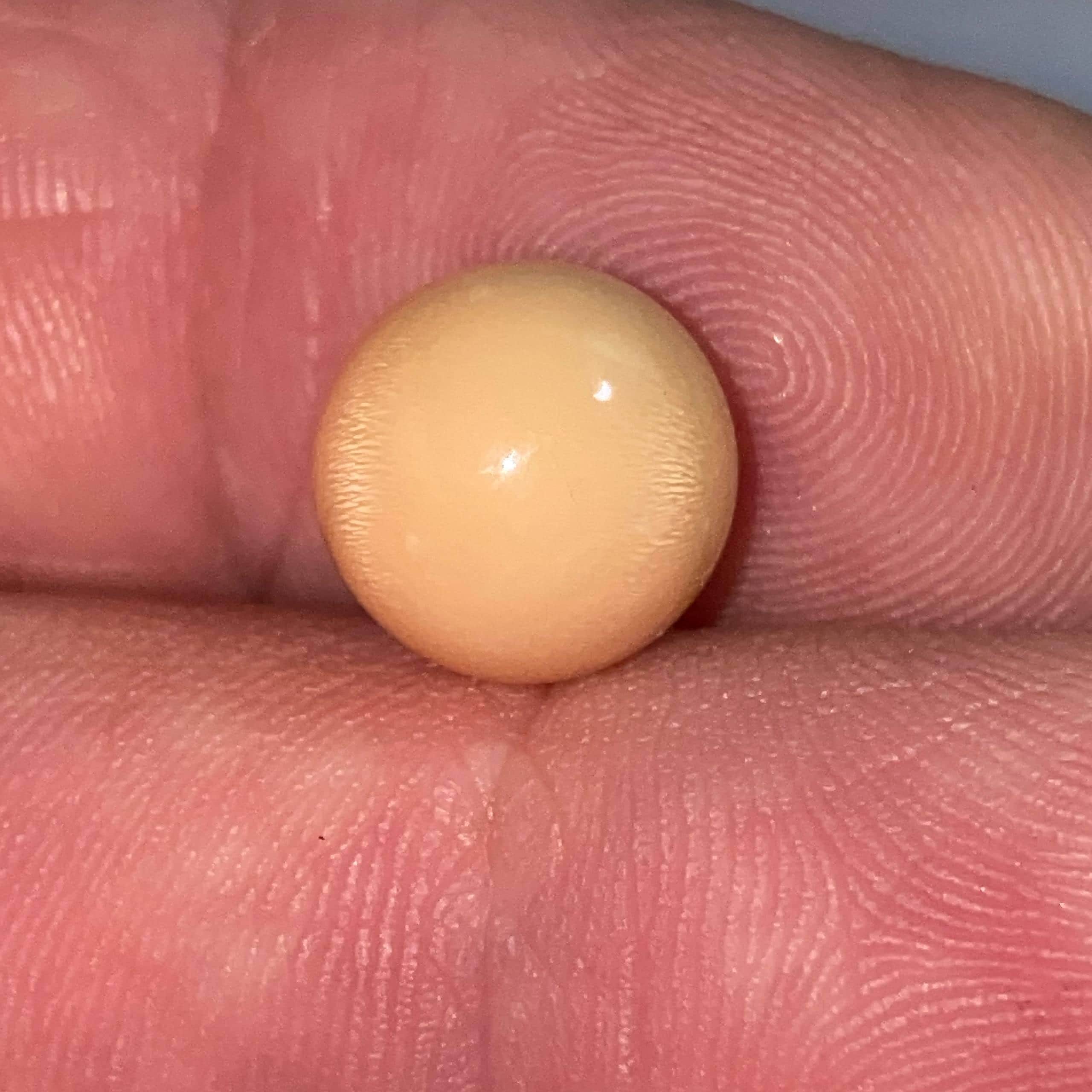 Melo Melo Natural Pearl With Flame Orange - Creamy Color South Sea Melo Melo Natural Pearl With Flame Orange - Creamy Color South Sea