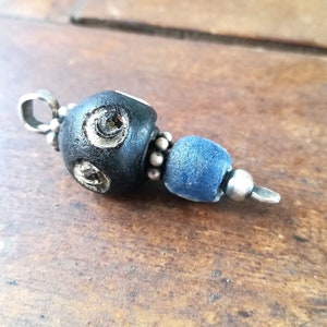 ONLYONE Ancient Beads Antiques Rare Universal Pendant Bracelet Keychain Sterling Silver Necklace Silver Sun Style Jewelry Handmade From Bali
