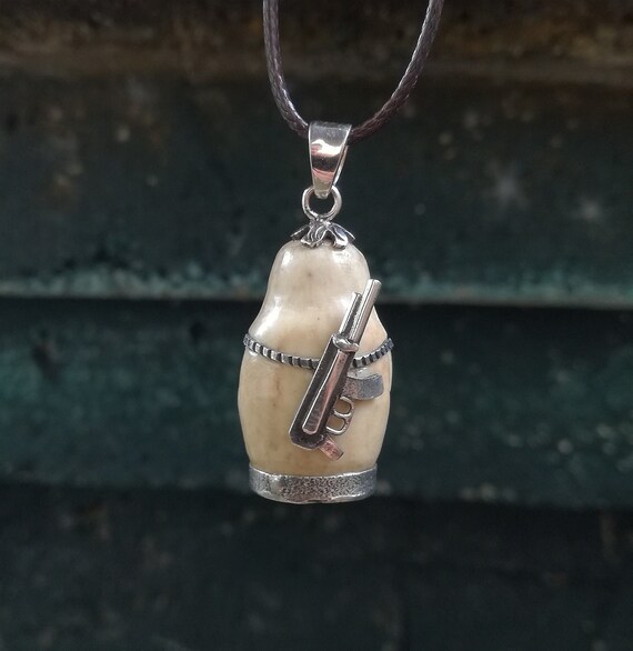 Ak 47 store pendant silver