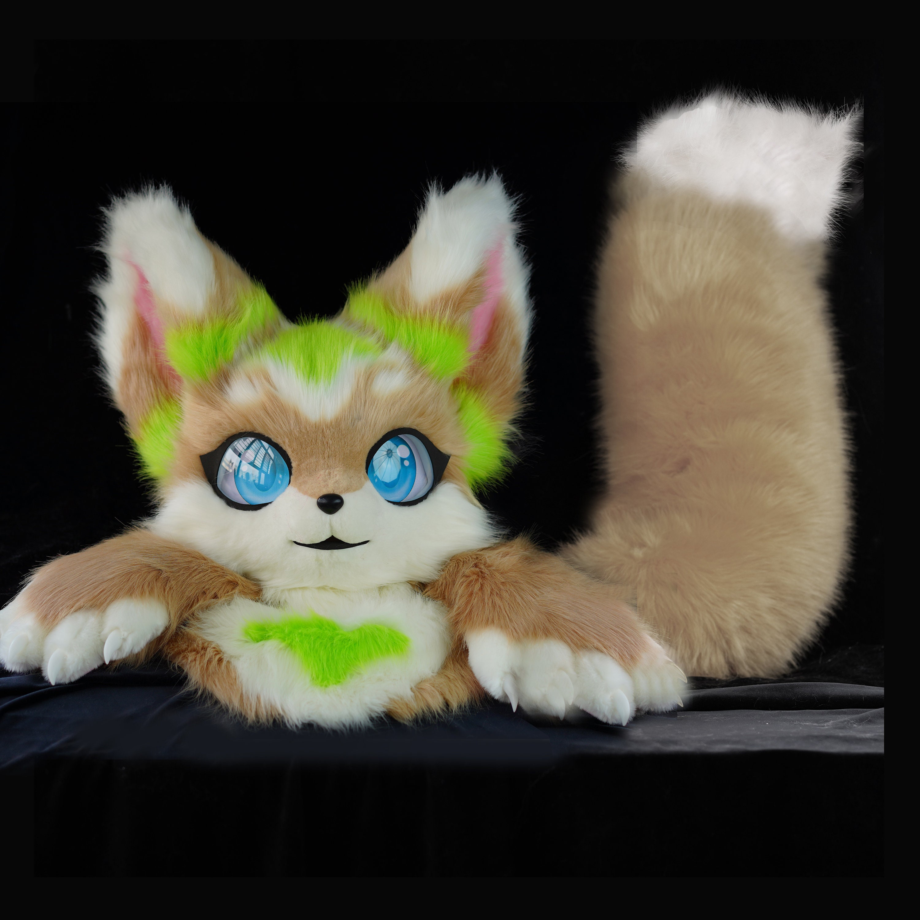 60% 無料 ミニ パーティル ラクダ ファースーツ ケモノ 足 頭 尻尾 