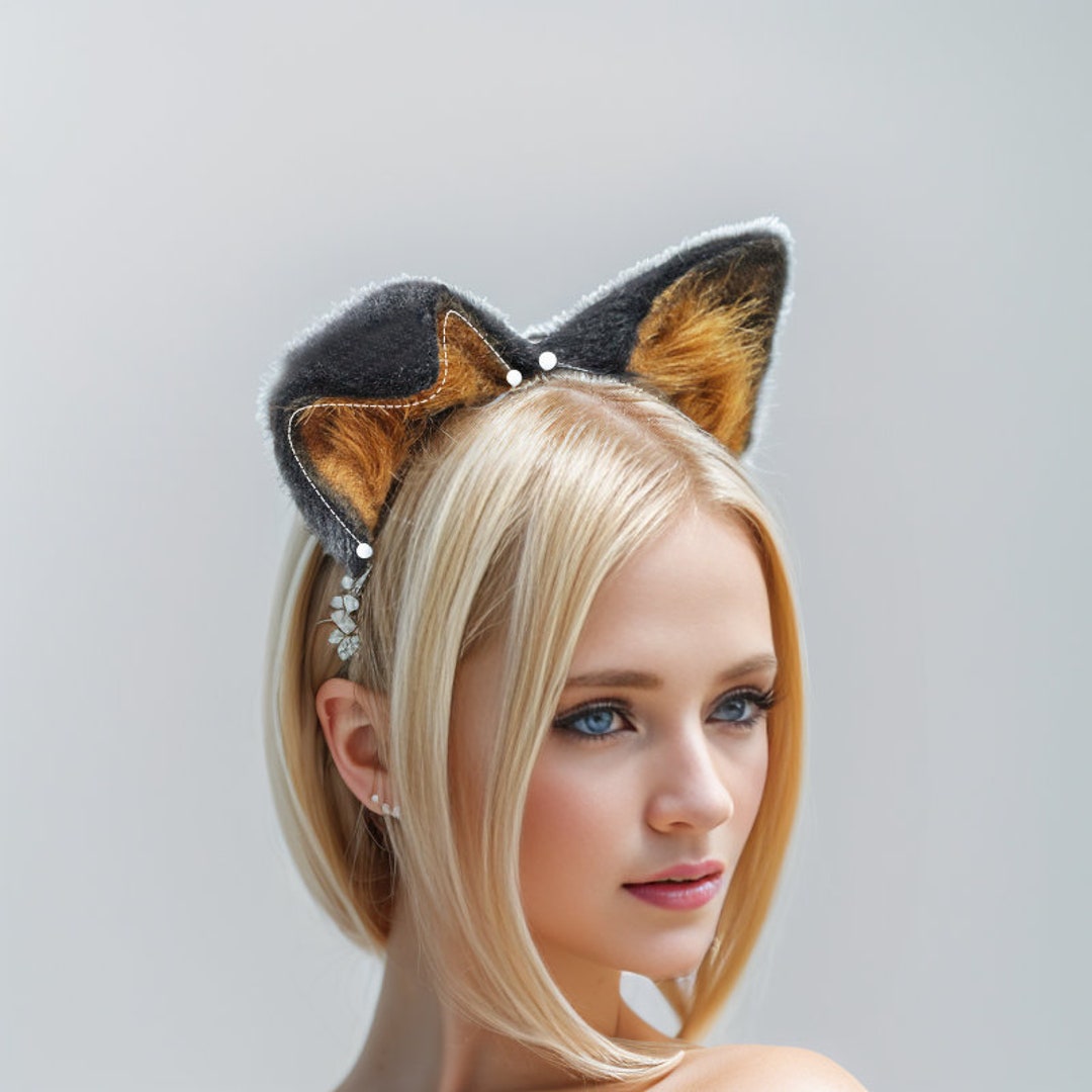 Realistic Wolf Dog Ears Headband Werewolf Earwolf Ear Etsy