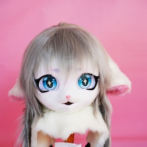 fursuit head, Mask, Custom hamtter FurSuit Head , furry convention accessories and gift kawaii Costume mask for adult kids, kids fursuit