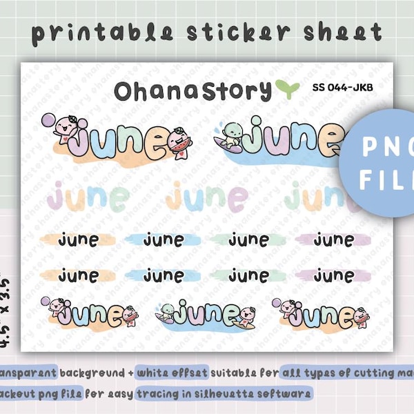 June Headers - Etsy