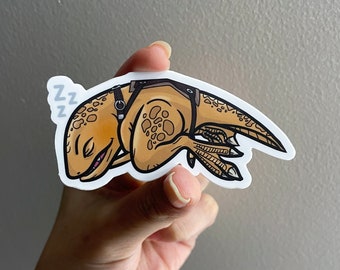 ESO Sleeping Pack Guar Pet Mount Vinyl Sticker