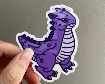 ESO Eerie Violet Bantam Guar Inspired Lightning Dino Chicken Vinyl Sticker