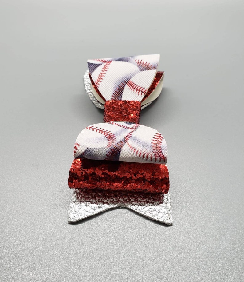 Baseball Hair Bow