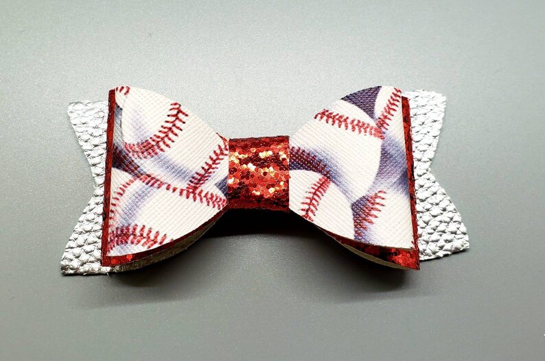 Baseball Hair Bow