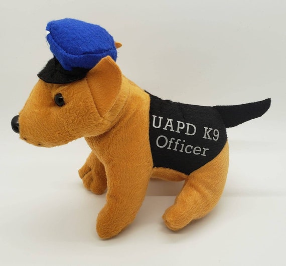 custom police k9 stuffed animal