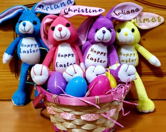 Personalized Plush Easter Bunny